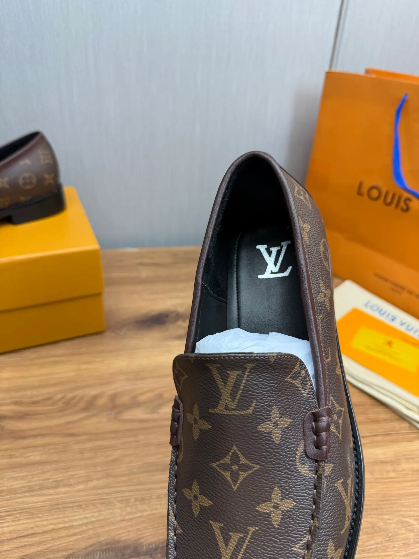 Factory 660💰 LV. Men's business casual leather shoes, all made of imported original brand leather, just to create a more comfortable wearing experience, original non-slip and wear-resistant outsole ✔️16-45 (38.45 non-returnable)
